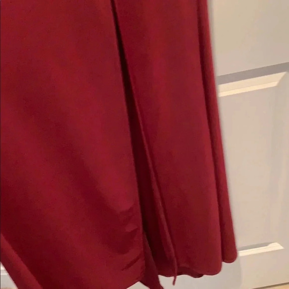 Red A-LIne Long Formal Dress Prom Dress Size 11 Juniors New - Picture 5 of 5